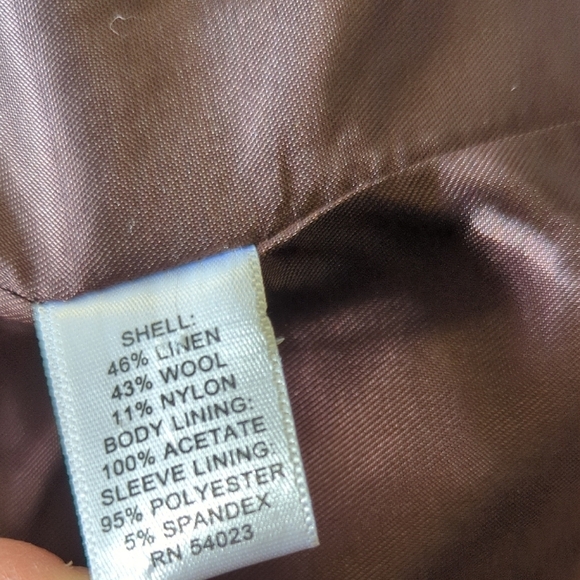 Banana Republic Brown Plaid / Houndstooth Blazer - Picture 7 of 8